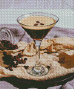 Espresso Martini Glass Diamond Painting