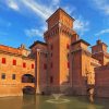 Este Castle Ferrara Diamond Painting