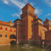 Este Castle Ferrara Diamond Painting