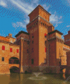 Este Castle Ferrara Diamond Painting