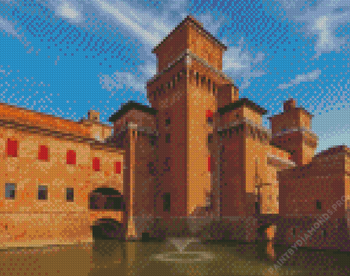 Este Castle Ferrara Diamond Painting