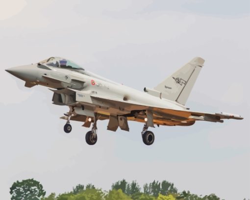 Eurofighter Typhoon Diamond Painting