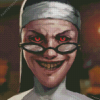 Evil Nun Game Diamond Painting