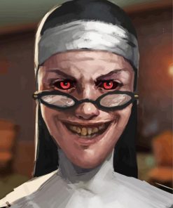 Evil Nun Game Diamond Painting