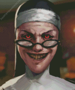 Evil Nun Game Diamond Painting