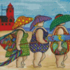 Fat Ladies In The Beach Diamond Painting