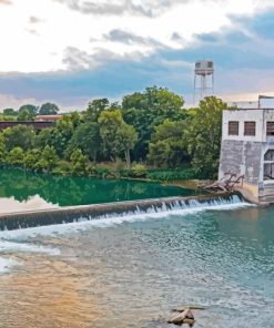 Faust Street Bridge Diamond Painting