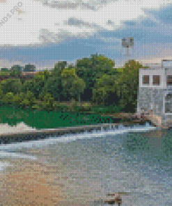 Faust Street Bridge Diamond Painting