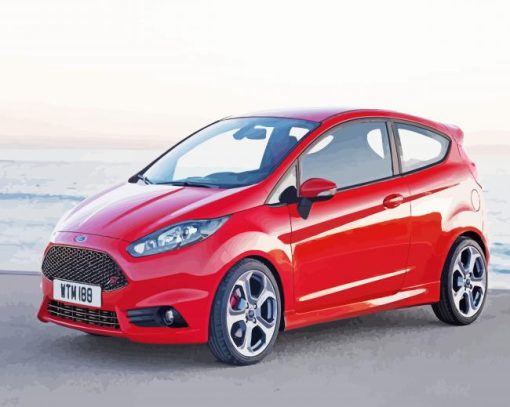 Fiesta ST Car Diamond Painting