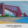 Forth Bridge Illustration Diamond Painting