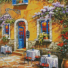 French country cafe Diamond Painting