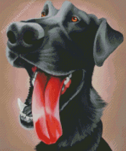 Funny Labrador Diamond Painting