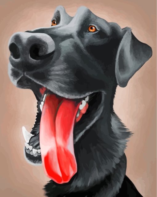 Funny Labrador Diamond Painting