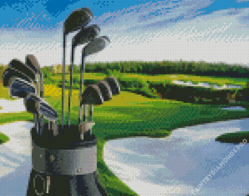 Golf Bag Diamond Painting