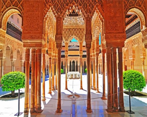 Granada Andalucia Alhambra Diamond Painting