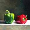 Green and Red Pepper Diamond Painting