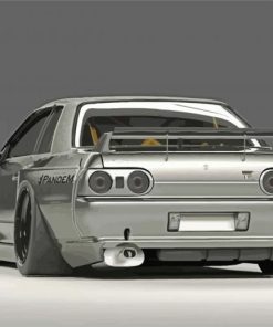 Grey Skyline R32 Diamond Painting