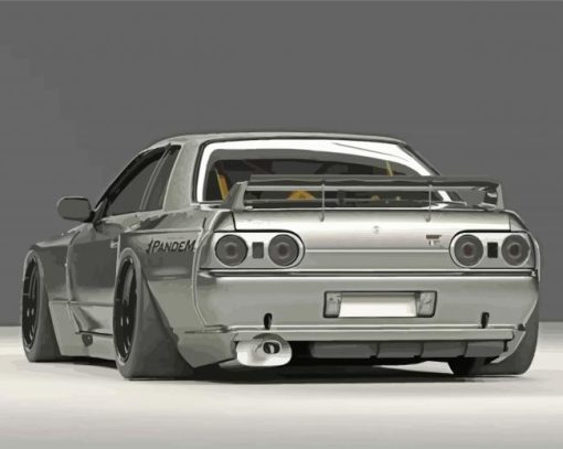 Grey Skyline R32 Diamond Painting