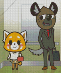 Haida And Retsuko Diamond Painting