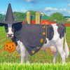 Halloween Cow Diamond Painting