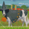 Halloween Cow Diamond Painting