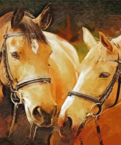 Horse Couple Art Diamond Painting