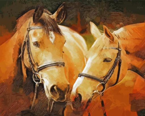 Horse Couple Art Diamond Painting