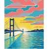 Humber Bridge Poster Diamond Painting