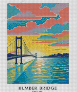 Humber Bridge Poster Diamond Painting