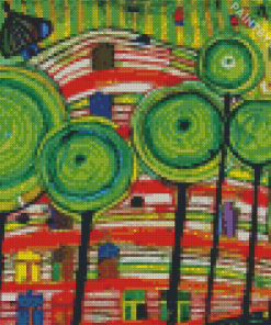 Hundertwasser Diamond Painting