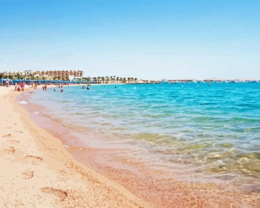 Hurghada Beach Diamond Painting