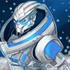 Illustration Garrus Vakarian Diamond Painting