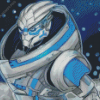 Illustration Garrus Vakarian Diamond Painting