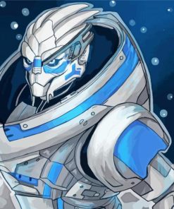 Illustration Garrus Vakarian Diamond Painting