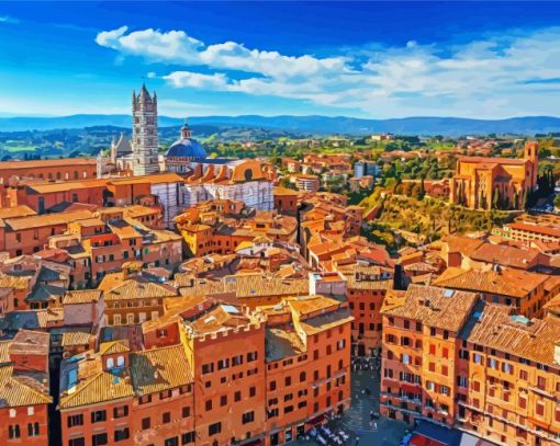 Italy Siena City Diamond Painting