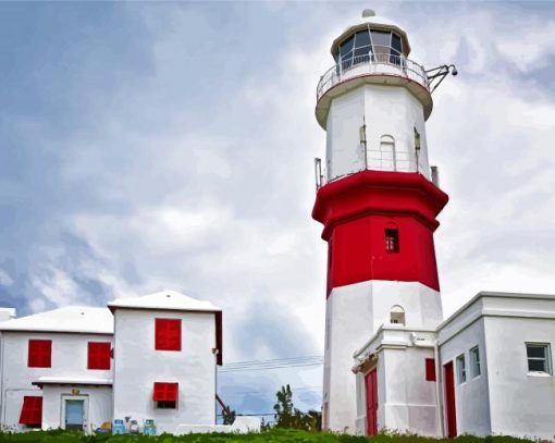 Jamestown Lighthouse Accra Diamond Painting