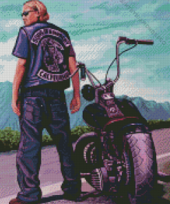 Jax Teller Diamond Painting