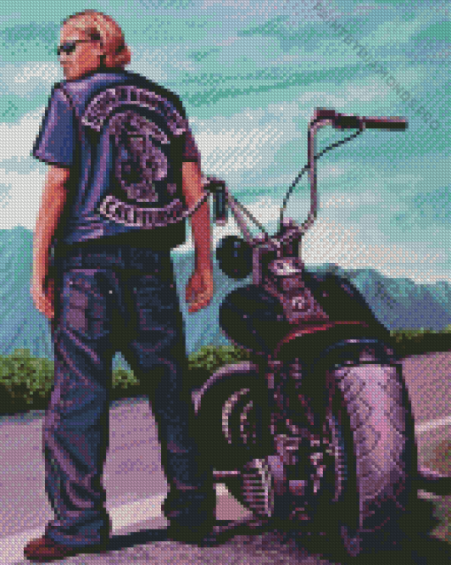 Jax Teller Diamond Painting