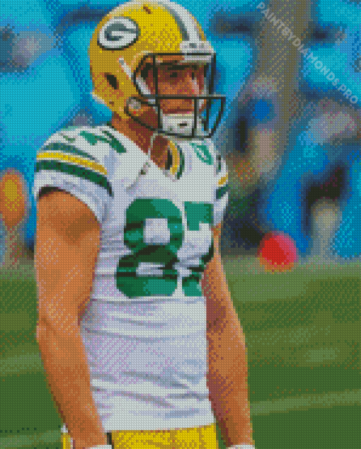 Jordy Nelson Footbaler Diamond Painting