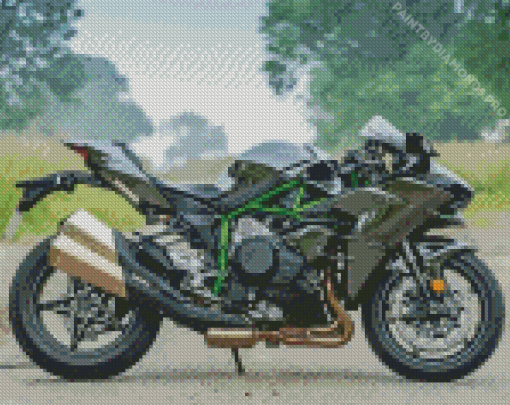 Kawasaki Ninja H2r Diamond Painting