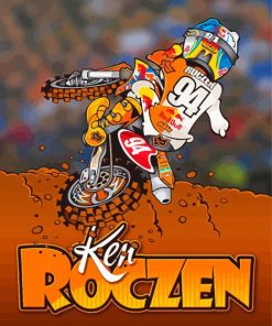 Ken Roczen Poster Diamond Painting