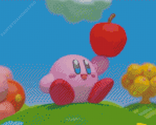 Kirby Video Game Diamond Painting