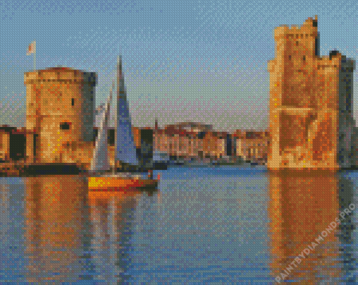 La Rochelle Chain Tower Diamond Painting