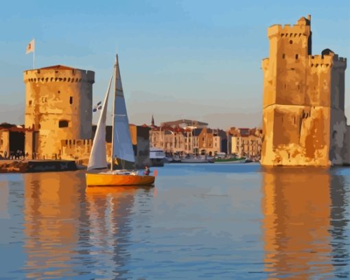 La Rochelle Chain Tower Diamond Painting