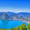 Lake Lugano And City Diamond Painting