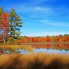 Lake Winnipesaukee Fall Diamond Painting