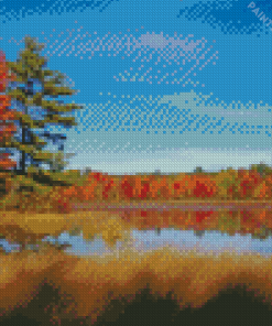 Lake Winnipesaukee Fall Diamond Painting