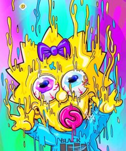 Lisa Simpson Diamond Painting