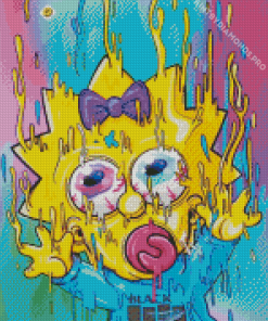 Lisa Simpson Diamond Painting