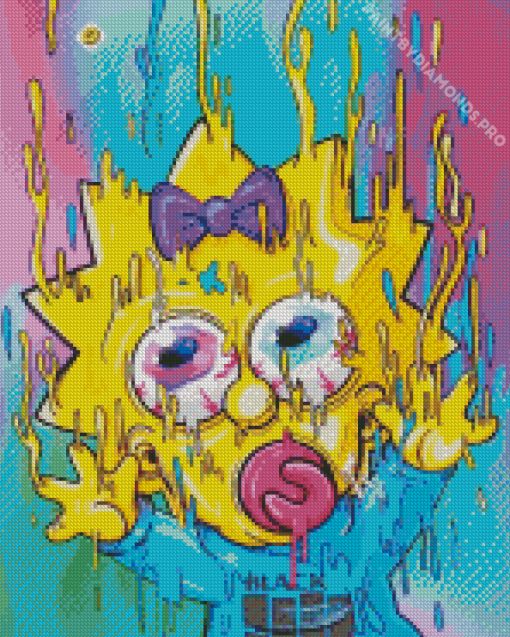 Lisa Simpson Diamond Painting